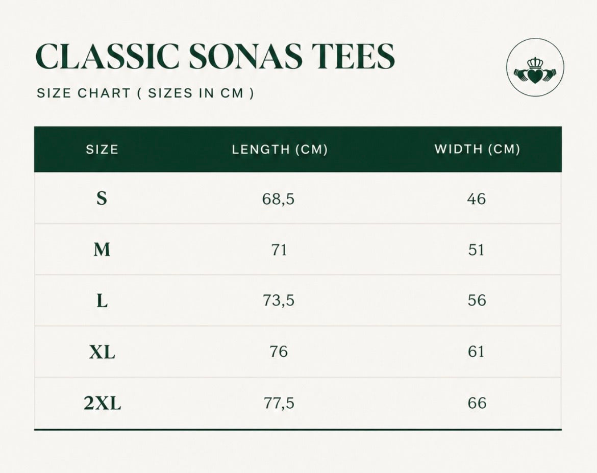 Éire Claddagh Tee – Off the Shoulder